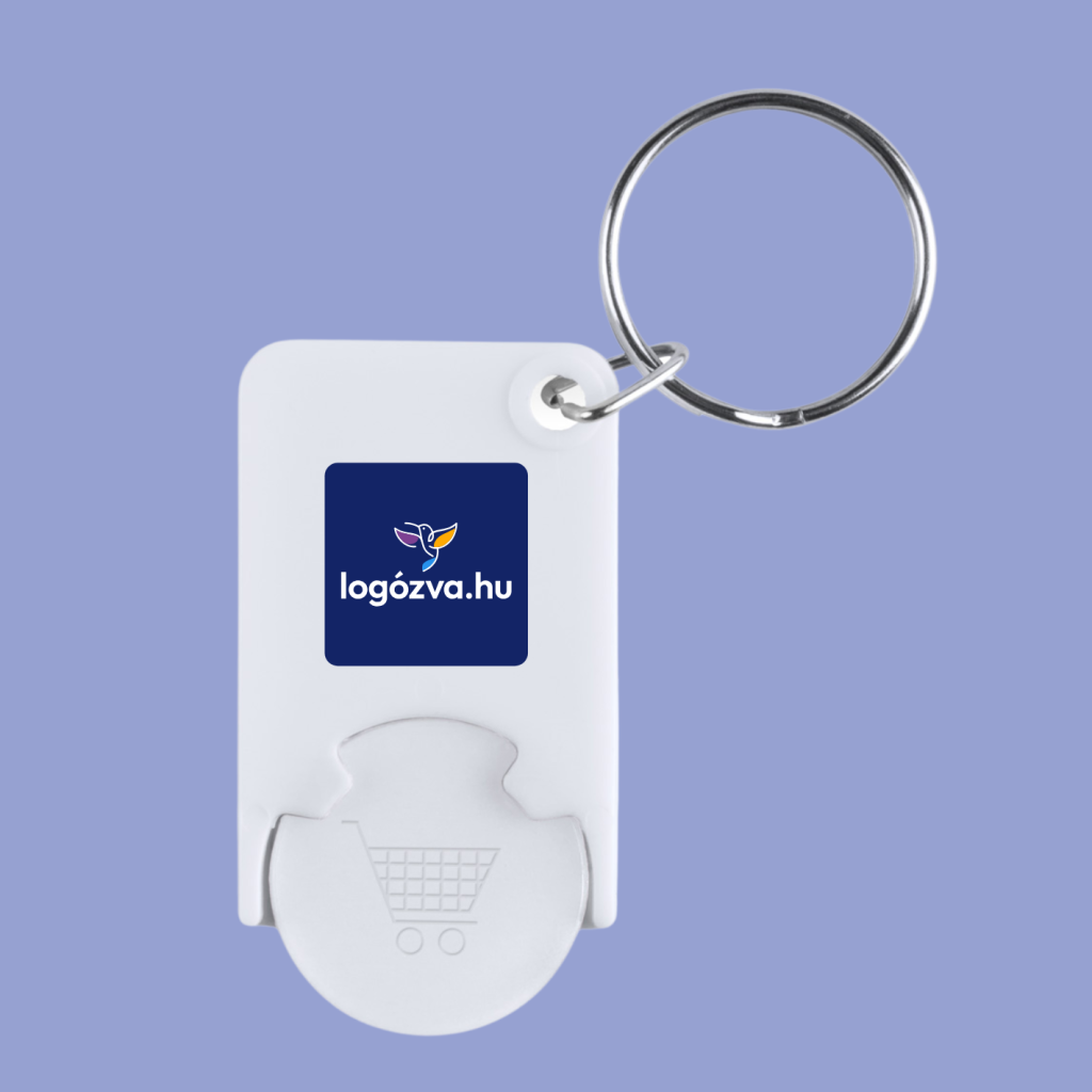 Logózott kulcstartó