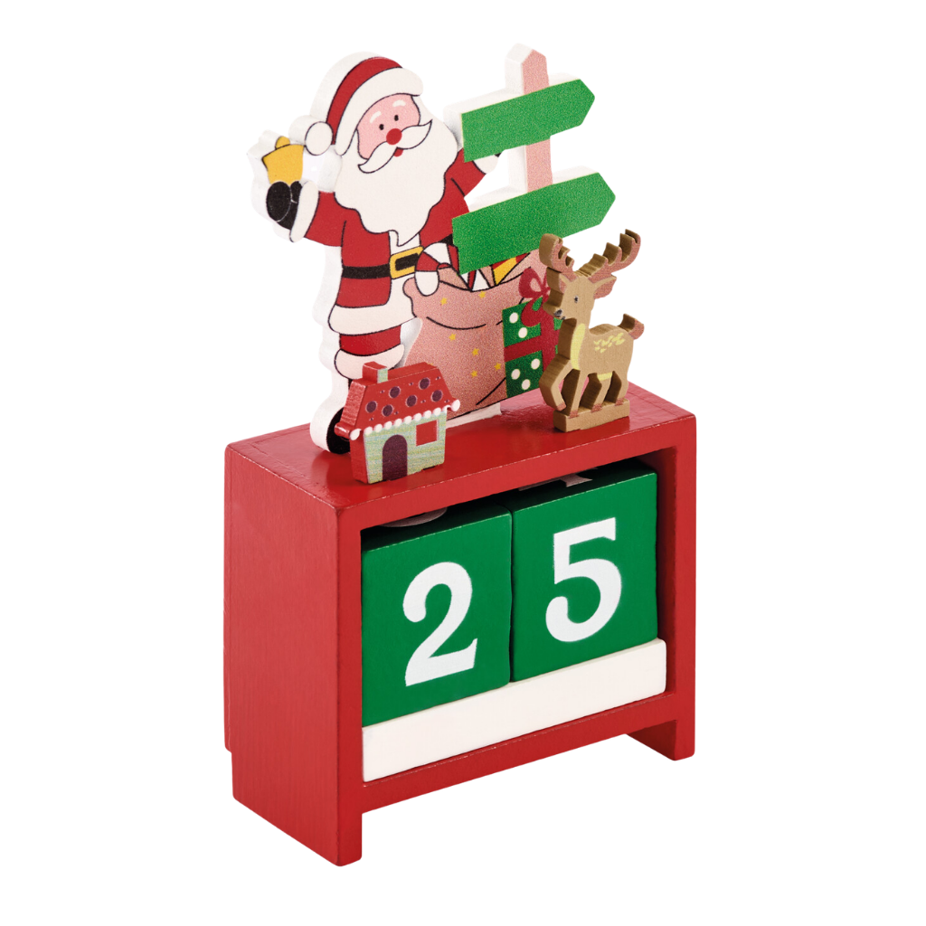 Adventi karácsonyváró naptár íróasztalra